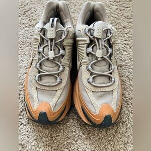 Nike Tan and Brown Chunky Sneakers